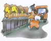Cartoon: Müllkontrolle (small) by HSB-Cartoon tagged müll,mülltrennung,müllwagen,mülltonne,abfall,appell,müllmann,bürger,ordnung,gesetzt,vorschrift,cartoon,karikatur,airbrush,hsb
