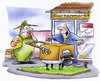 Cartoon: Ökorasenmäher (small) by HSB-Cartoon tagged garten,rasen,rasenmäher,schaf,gartenmarkt,gärtner,kleingärtner,öko,airbrush