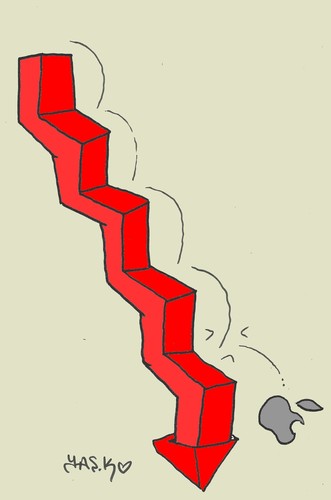 Cartoon: economic damage (medium) by yasar kemal turan tagged economic,damage