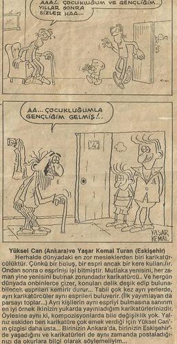 Cartoon: same cartoon1986-interesting (medium) by yasar kemal turan tagged grgr,can,yuksel,turan,kemal,yasar,aral,oguz