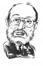 Cartoon: Umberto Eco (small) by Jollustration tagged kolumne italien pendel roman autor literatur