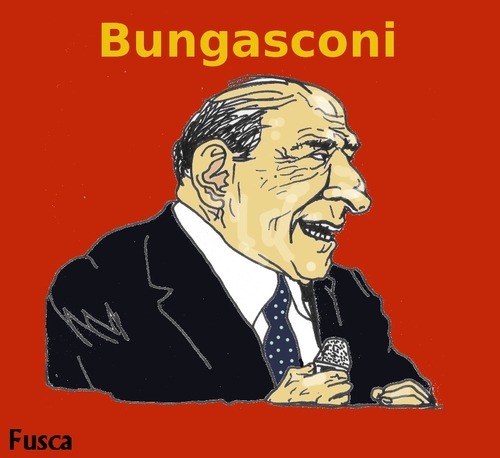 Cartoon: Berlusculone inchiavabile (medium) by Fusca tagged culone,inchiavabile,pornogovernment,bungabunga,italy,premier,porno,berlusconi