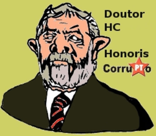 Cartoon: Lula da Silva Dr. H.Corruption (medium) by Fusca tagged censorship,dictatorship,latrocracy,corruption,chavez,silva,da,lula