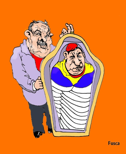 Cartoon: On the highway to hell (medium) by Fusca tagged corruption,fraud,billionaires,tyrants,dictators,lula,dasilva