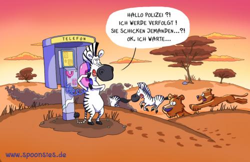 pictures of zebras cartoon. Cartoon: Zebra (medium) by