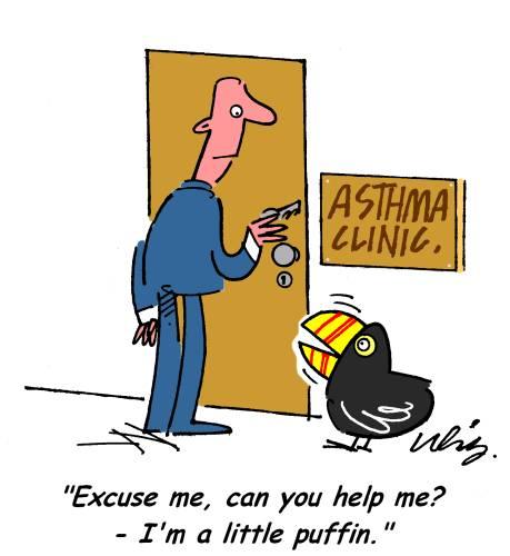 Asthma Cartoon