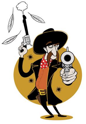 Cartoon: Cowboy (medium) by drawgood tagged cowboy,western,americana,wild,west,character,male