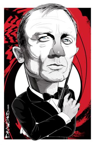 daniel craig love is the devil. Cartoon: Daniel Craig (medium)