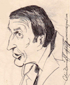 Cartoon: Paul Lynde caricature (small) by Colin A Daniel tagged paul,lynde,caricature