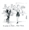 Cartoon: Blah Blah (small) by helmutk tagged bar,talk