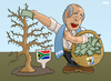 Cartoon: FIFAs harvest (small) by Tjeerd Royaards tagged fifa,blatter,world,cup,football,soccer