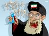 Cartoon: Free and fair (small) by Tjeerd Royaards tagged khamenei iran elections ahmadinejad free fair twitter
