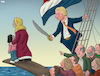 Cartoon: HMS Intolerance (small) by Tjeerd Royaards tagged geert wilders netherlands populist elections xenophobia islamophobia