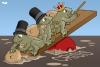 Cartoon: On the way up... (small) by Tjeerd Royaards tagged recession economy crisis depression growth toads rich money bankers banks