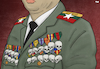 Cartoon: Portrait of a Myanmar General (small) by Tjeerd Royaards tagged myanmar,burma,rohingya,genocide,army,general