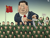 Cartoon: Xi the gardener (small) by Tjeerd Royaards tagged xi,jinping,china,dictator,human,rights,leader,uyghurs