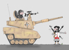Cartoon: fellow traveler (small) by Tarasenko  Valeri tagged tank,war,campaign,ally,attack