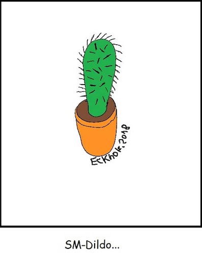 Cartoon: SM-Dildo... (medium) by Sven1978 tagged kaktus