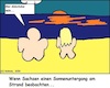Cartoon: Sachsen am Strand... (small) by Sven1978 tagged sachsen,sonnenuntergang,mann,frau,ostsee,meer,urlaub,reisen,tourismus,dialekte,mundart,sprachen
