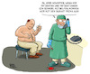 Cartoon: Mithelfen (small) by Karl Berger tagged operation,gesundheitswesen,einsparungen,selbstbehalt,ärzte,patient,spital