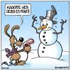 Cartoon: Schneemann-Überfall (small) by Rovey tagged schneemann winter hase fön kälte karotte überfall