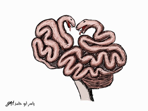 Cartoon: Second opinion (medium) by yaserabohamed tagged brain