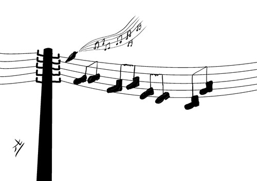 Cartoon: tune (medium) by yaserabohamed tagged music