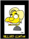 Cartoon: Hillary Clinton Caricature (small) by QUEL tagged hillary,clinton,caricature
