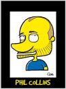 Cartoon: Phil Collins Caricature (small) by QUEL tagged phil,collins,caricature