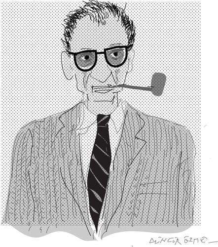 Cartoon: Arthur Miller (medium) by gungor tagged usa