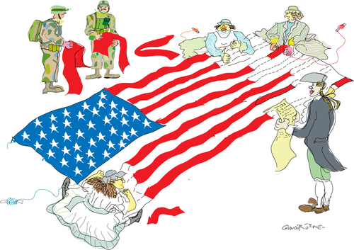 Cartoon: calling troops home (medium) by gungor tagged barak,obama