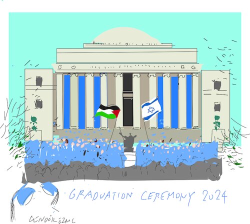 Cartoon: Graduation Ceremony (medium) by gungor tagged graduation,ceremony,gratuation,ceremony