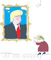Cartoon: At the Gallery (small) by gungor tagged free,time