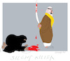 Cartoon: Silent Killer (small) by gungor tagged executions,in,saudi,arabia