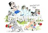 Cartoon: Jose Maria Aznar-perros sueltos (small) by Dragan tagged jose,maria,azna,peros,sueltos,pp