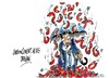 Cartoon: Mariano Rajoy- chorizos (small) by Dragan tagged mariano,rajoy,chorizo,partido,popular,pp,spain,gobierno,corrupcion,politics,cartoon