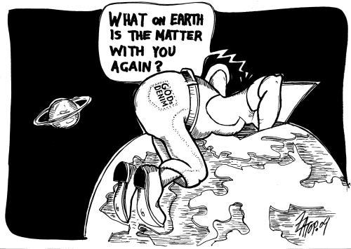 cartoon earth pictures. Cartoon: earth problems