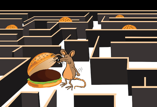Cartoon: Cheeseburger... (medium) by berk-olgun tagged cheeseburger