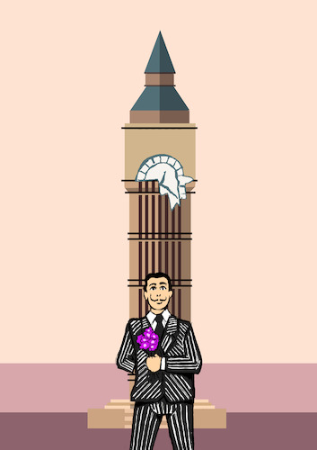 Cartoon: Clock Tower... (medium) by berk-olgun tagged clock,tower