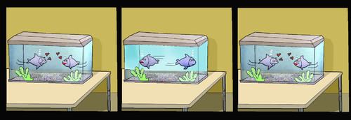 Cartoon: Fish memory.. (medium) by berk-olgun tagged fish,memory