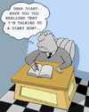 Cartoon: Diary.. (small) by berk-olgun tagged diary