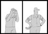 Cartoon: Hand Binoculars... (small) by berk-olgun tagged hand,binoculars