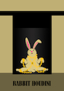 Cartoon: Rabbit Houdini... (small) by berk-olgun tagged rabbit,houdini