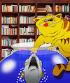 Cartoon: Spielbergs Piranha... (small) by berk-olgun tagged spielbergs,piranha
