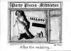 Cartoon: After the wedding (small) by jerichow tagged wedding,middleton,queen,qe2,satire,kate,william,royals,sellout,sextoys,partypieces,hochzeit