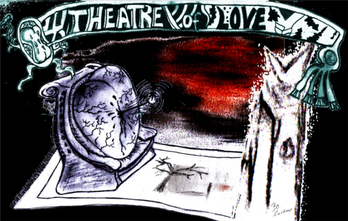 Love Heart Pain. Cartoon: Theatre of love