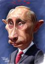 Cartoon: Vladimir Putin (small) by Tonio tagged vladimir putin putyin russian russisch russia kgb russland president elnök portrait caricature karikatur gasprom gas