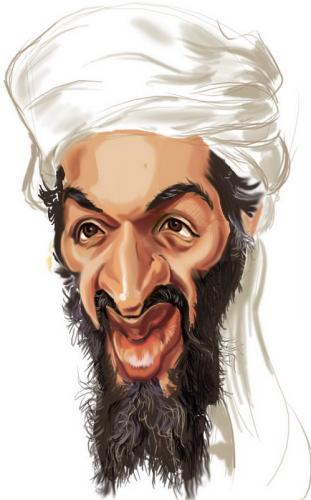 osama bin laden images. Cartoon: Osama Bin Laden