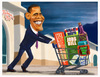 Cartoon: Obama- Shopping for America. (small) by Fred Makubuya tagged obama,us,international,politics,washington