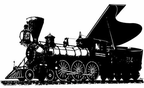 Cartoon: Jazzlocomotive (medium) by zu tagged jazz,locomotive,piano